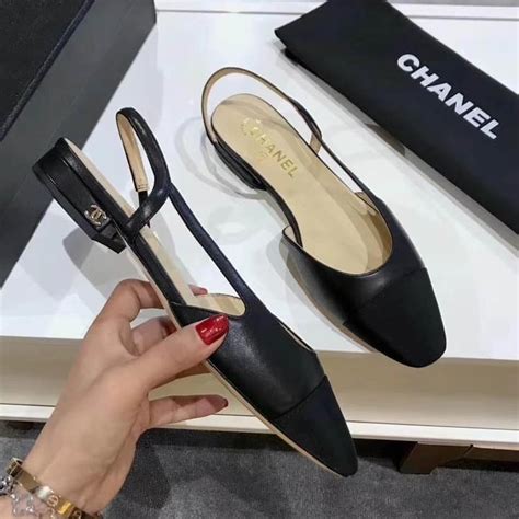 chanel flats shoes replica|most expensive slingback heels.